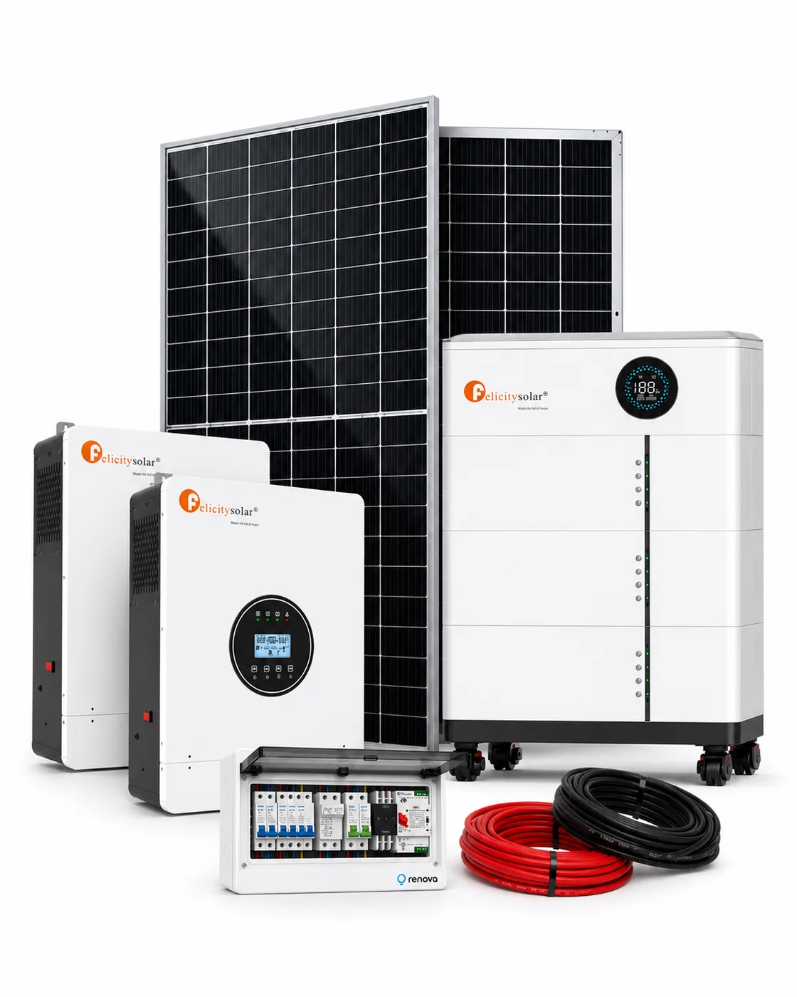 Kit solar 10kW + 20kWh escalable