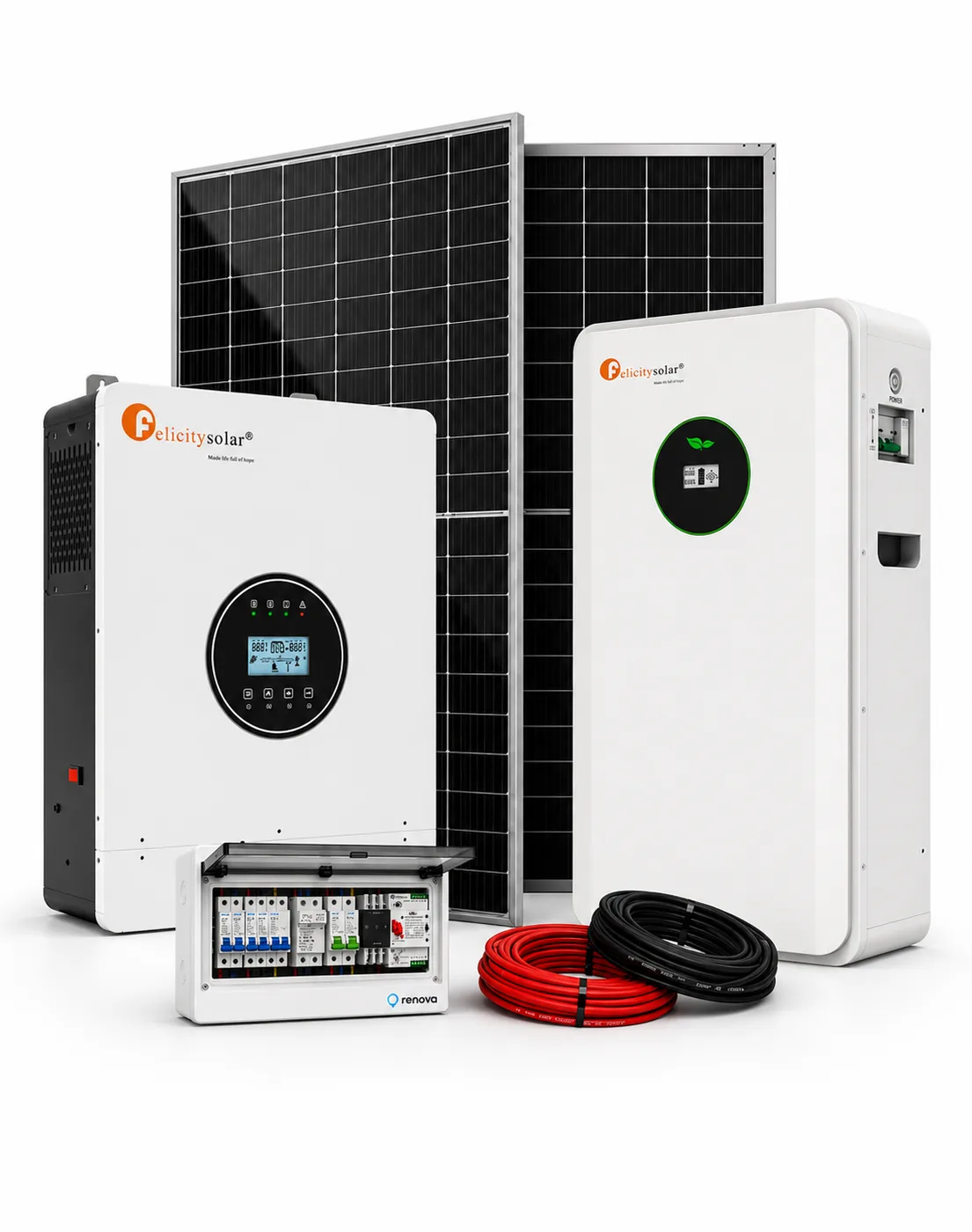 Kit solar 3kW + 5kWh