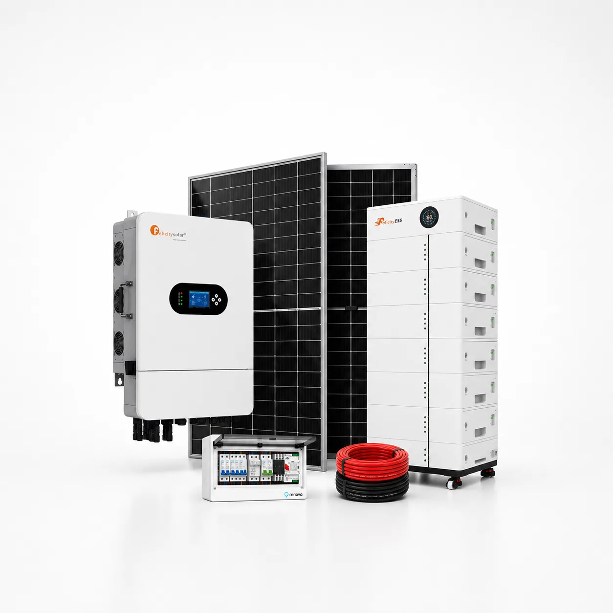 Kit solar 8kW + 20kWh