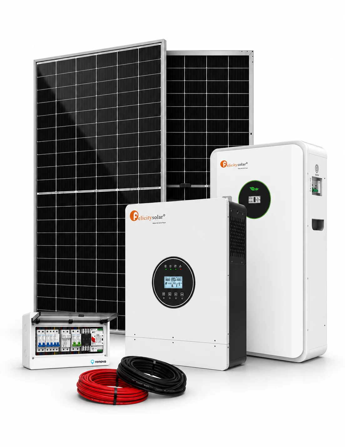Kit solar 3 kW + 8 kWh