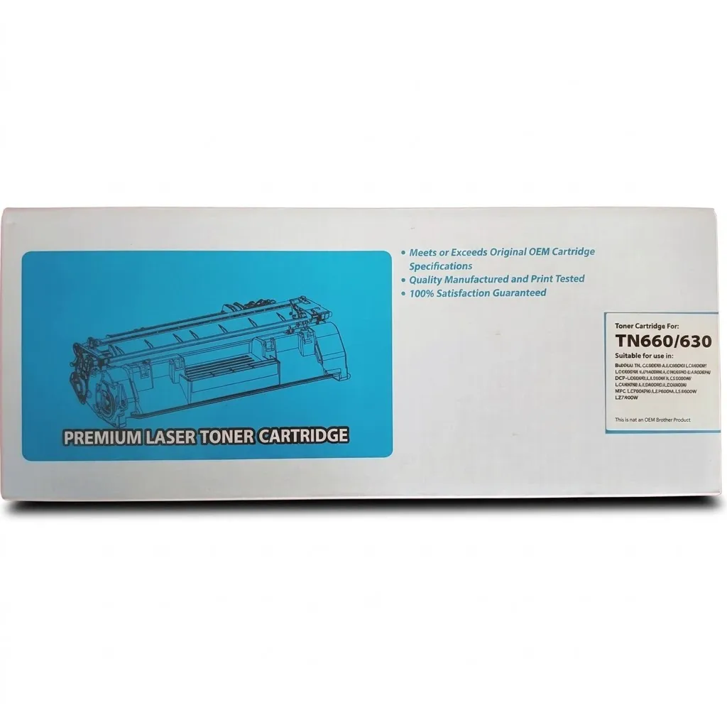 Brother TN-660 cartucho de toner negro compatible de alta capacidad
