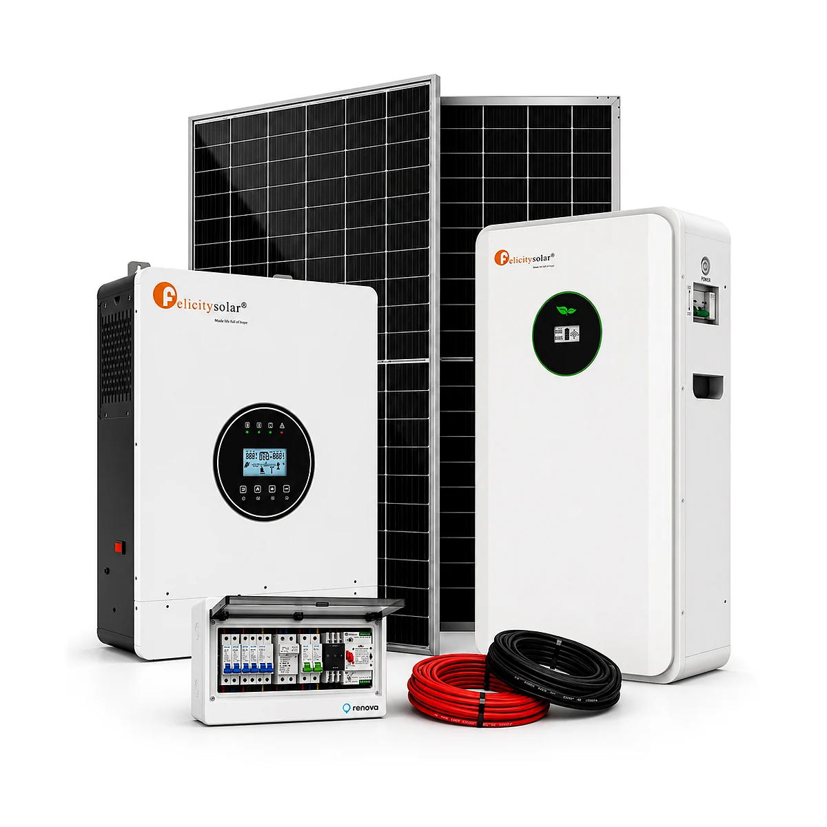Kit solar 3kW+5kWh de respaldo — imagen 1