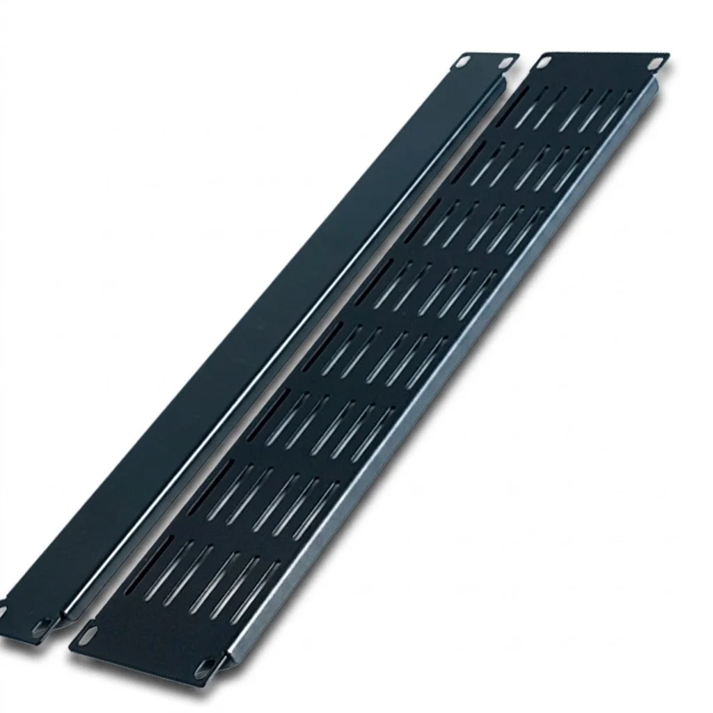 NT-SBP-1U Nitrotel Paneles de relleno sólidos en blanco de 19″ 1U