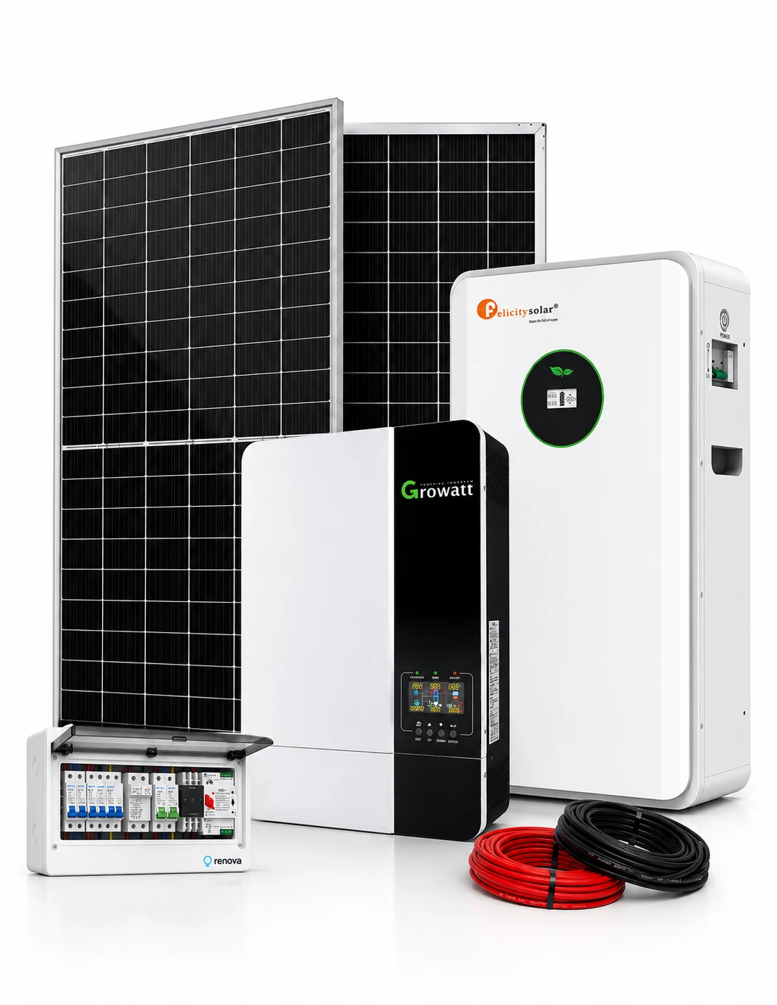 Kit solar 3kW + 8.7kWh de almacenamiento