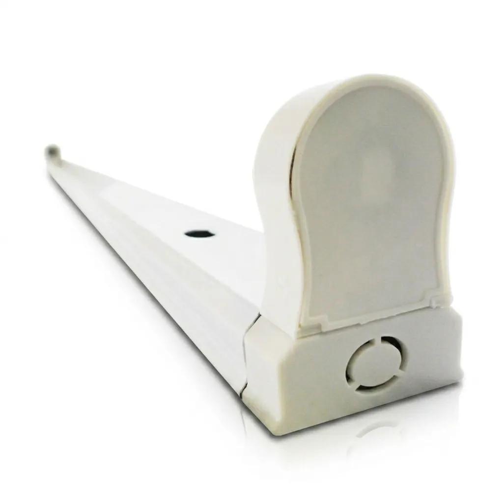 Regleta de superficie sin pantalla para montaje de tubo LED T8 de 18W